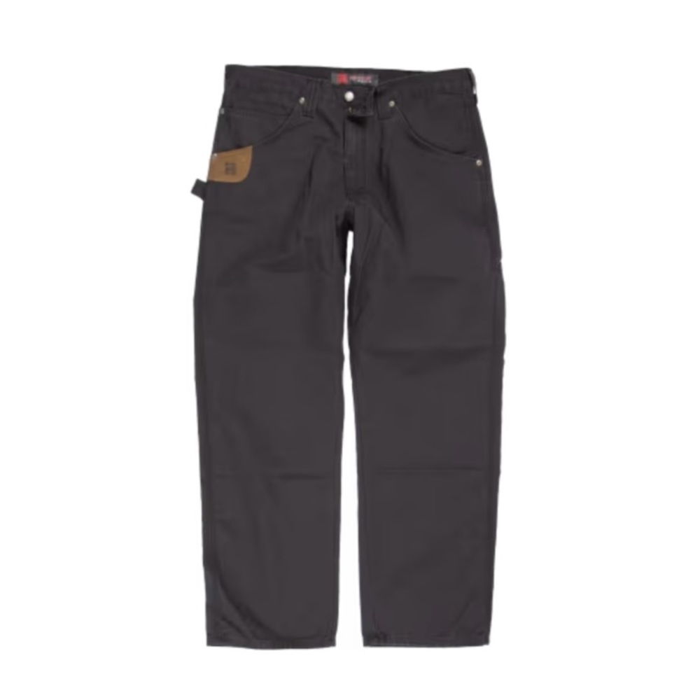 Black Detailed Wrangler Catpenter Jeans